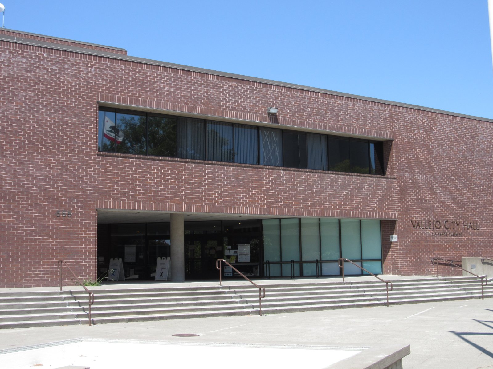 Vallejo City Hall on Santa Clara Street in downtown Vallejo, California